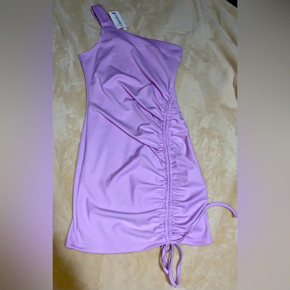 Glamaker club lov mini one shoulder dress